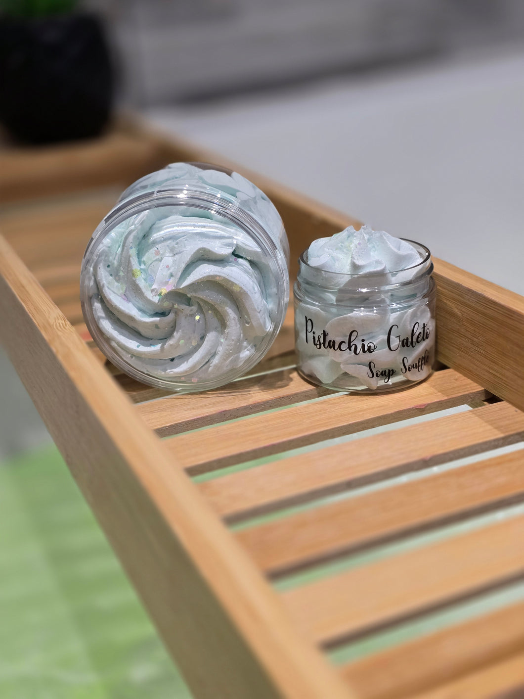 Pistachio Gelato whipped soap