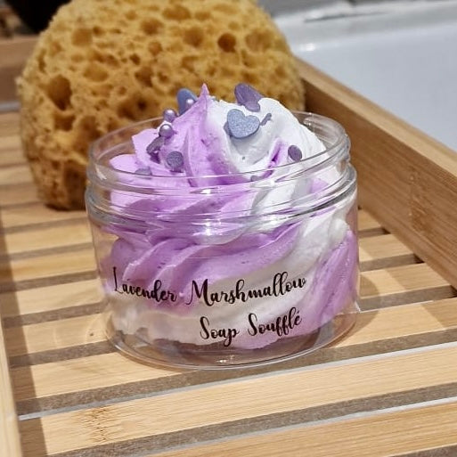 Lavender Marshmallow Soap Soufflé